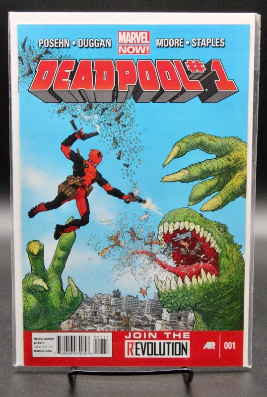 Deadpool: In Wade We Trust #1 (Marvel Comics, 2013), raw comic book in NM condition — front cover