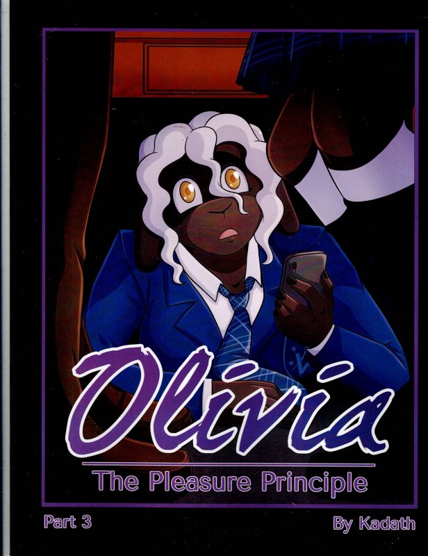 Olivia the Pleasure Principle Part 3 (Kadath), raw, ungraded comic book — front cover