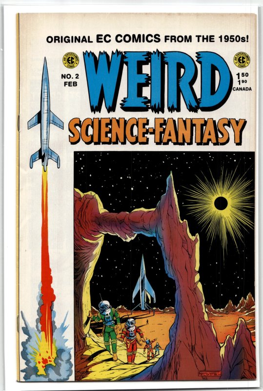 Weird Science-Fantasy #2, raw, ungraded comic book — front cover