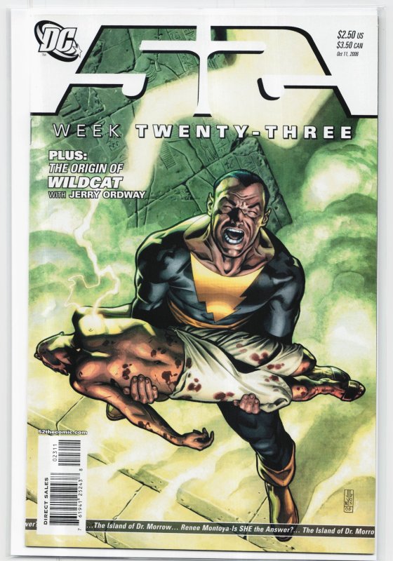 52 #23 (DC Comics, 2006), raw, ungraded comic book — front cover