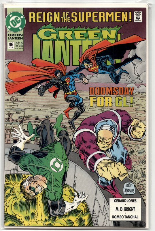 Green Lantern #46 (DC Comics, 1993), raw, ungraded comic book — front cover