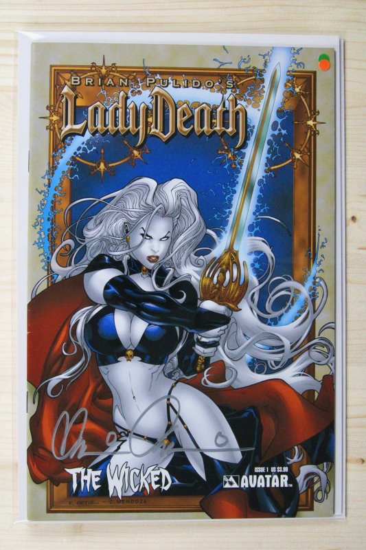 Lady Death: The Wicked #1 (2005), raw comic book in NM 9.4 condition — front cover