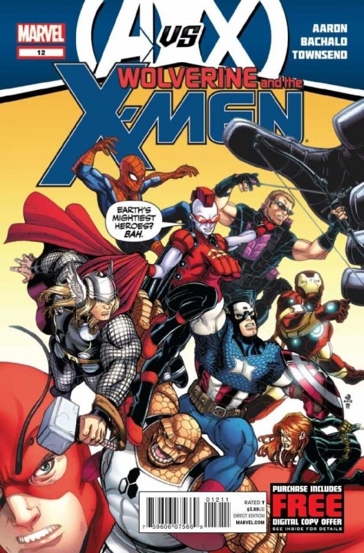 Wolverine and the X-Men #12 (Marvel Comics, 2015), raw comic book in VF/NM condition — front cover
