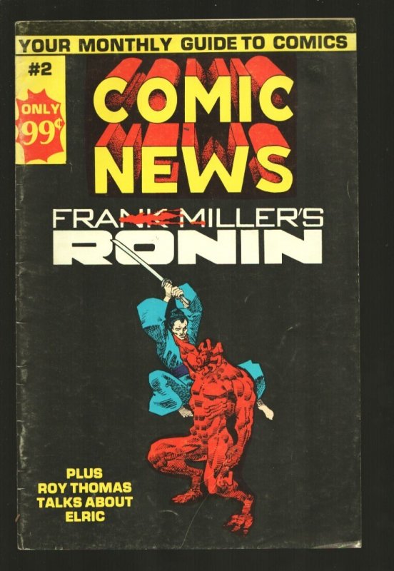 Comic News #2 (1983), raw comic book in FN condition — front cover
