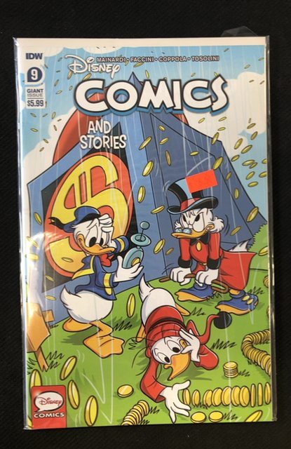 Disney Comics and Stories #9 (2020), raw, ungraded comic book — front cover