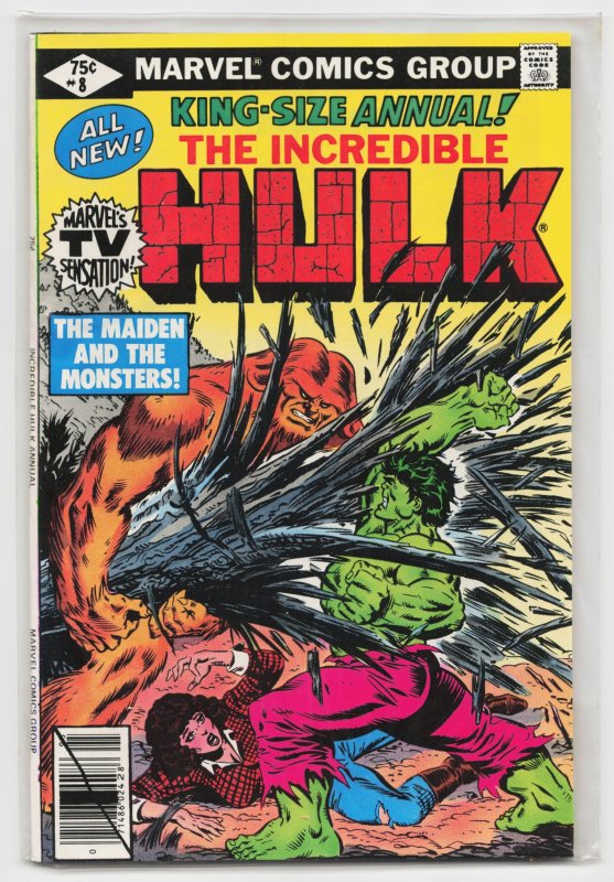 The Incredible Hulk Annual #8 (Marvel Comics, 1979), raw, ungraded comic book — front cover