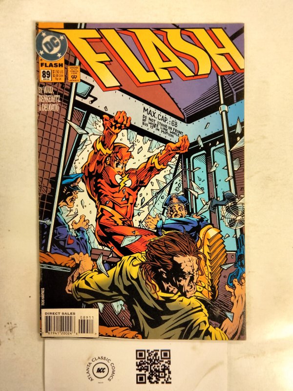 Flash #89 (DC Comics), raw comic book in NM condition — front cover