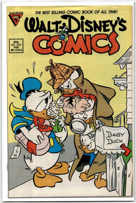 Walt Disney's Comics and Stories #526 (Gladstone, 1988), raw, ungraded comic book — front cover