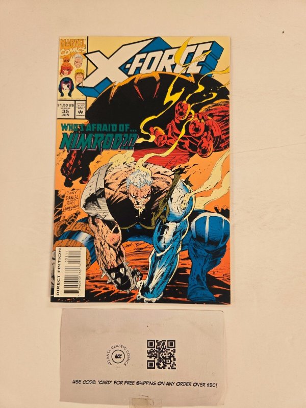X-Force #35 (Marvel Comics, 1994), raw comic book in NM condition — front cover
