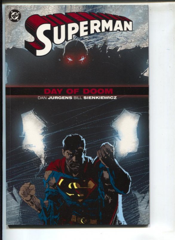 Superman Day of Doom-Dan Jurgens-TPB-trade, raw, ungraded comic book — front cover