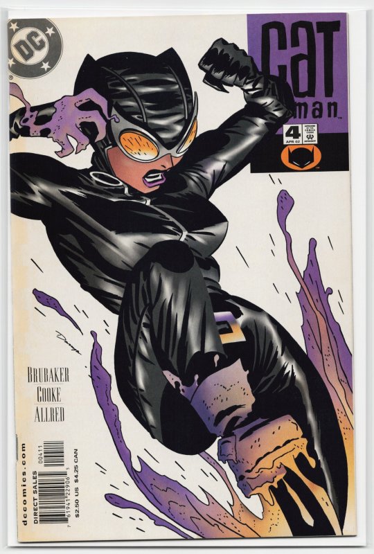 Catwoman #4 (DC Comics, 2002), raw, ungraded comic book — front cover