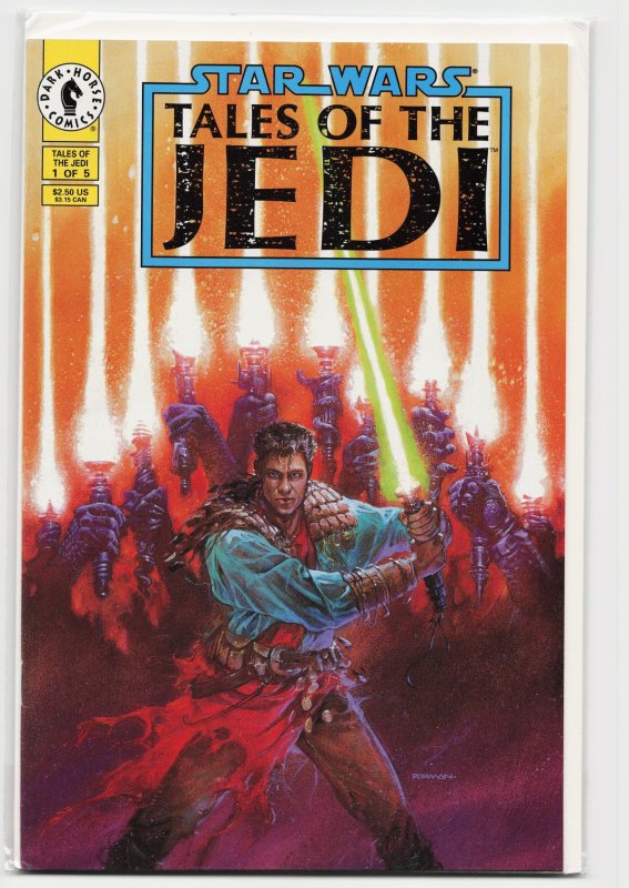 Star Wars: Tales of the Jedi #1 (Dark Horse Comics, 1993), raw, ungraded comic book — front cover