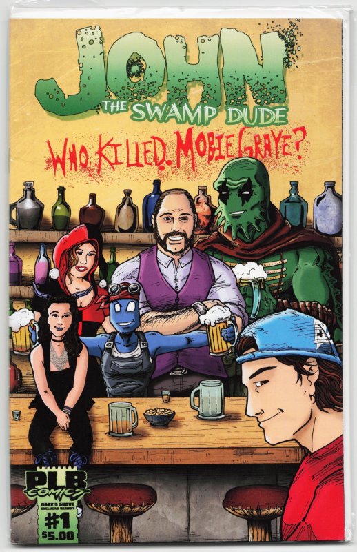 John the Swamp Dude #1, raw, ungraded comic book — front cover
