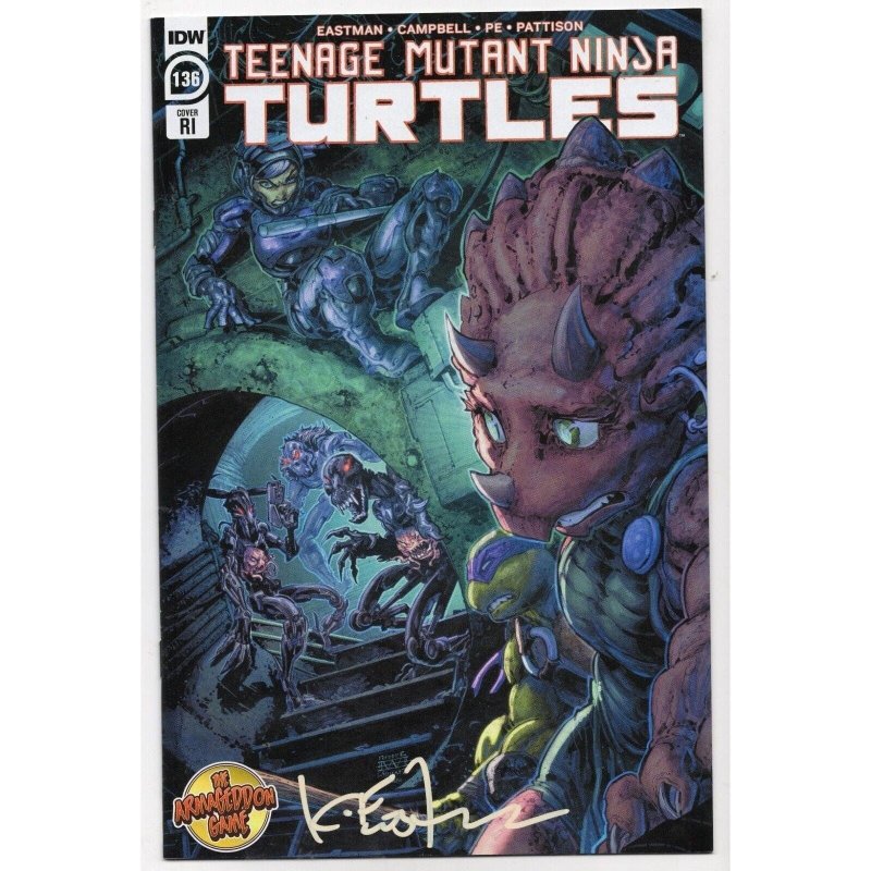 Teenage Mutant Ninja Turtles #136 (IDW Publishing, 2024), raw comic book in NM/M 9.8 condition — front cover