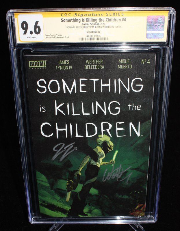 Something is Killing the Children #4 (Boom! Studios, 2020), CGC 9.6 graded comic book — front cover in its holder