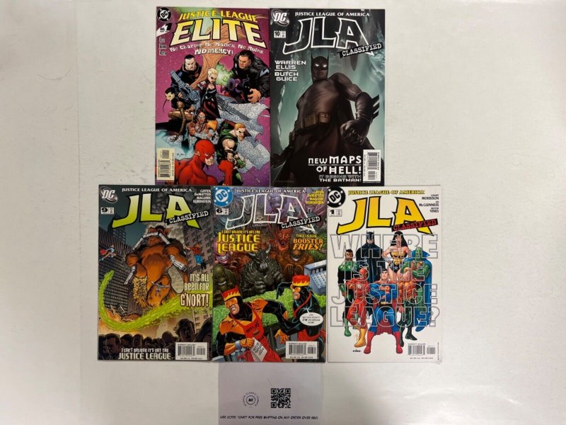 5 JLA DC Comic Books # 1 16 9 10 Batman Wonder Woman Superman Flash 27 JS48, raw, ungraded comic book — front cover