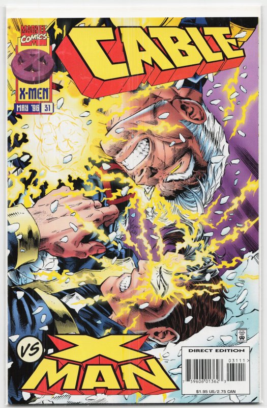 Cable #31 (Marvel Comics, 1996), raw, ungraded comic book — front cover