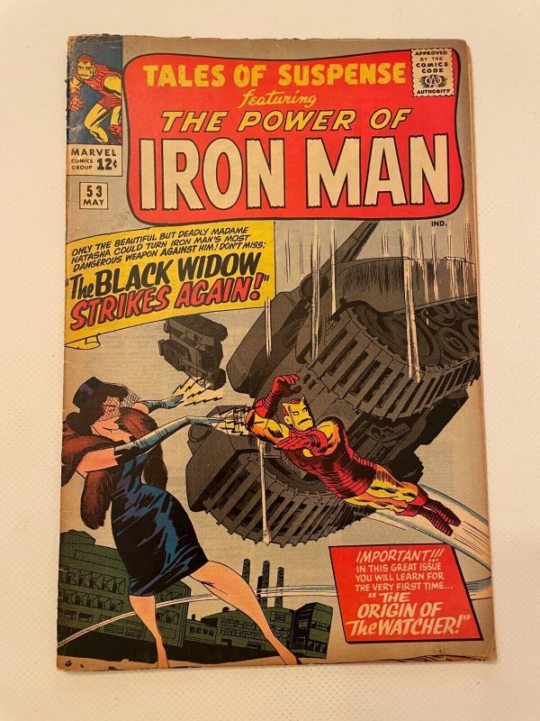 Tales of Suspense #53 (Marvel Comics, 1964), raw comic book in VG/FN condition — front cover