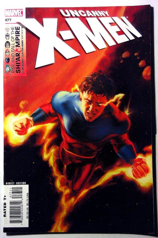 Uncanny X-Men #477 (Marvel Comics, 2006), raw, ungraded comic book — front cover
