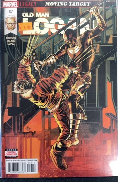 Old Man Logan #37 (Marvel Comics, 2018), raw, ungraded comic book — front cover