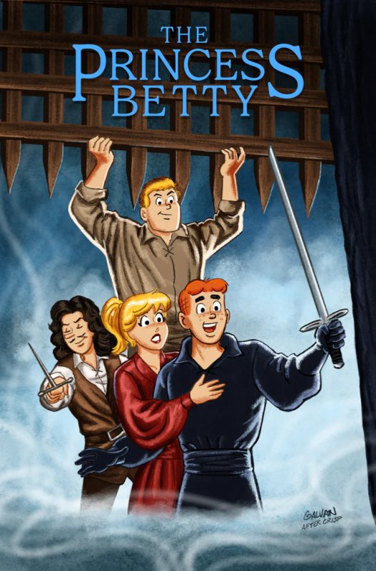 Archie Valentines Day Princess Bride Homage Raw/foil/virgin/metal/action Figure., raw, ungraded comic book — front cover