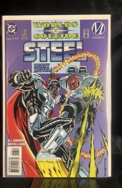 Steel #6 (DC Comics, 1994), raw, ungraded comic book — front cover