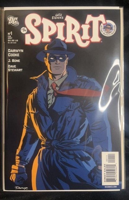 The Spirit #1 (2007), raw, ungraded comic book — front cover