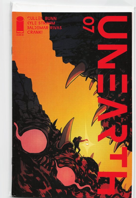 Unearth #7 (2020), raw, ungraded comic book — front cover