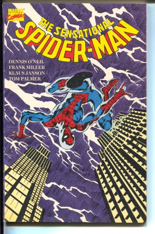 Sensational Spider-Man-Dennis O'Neill-1988-PB-VG/FN, raw comic book in VG/FN condition — front cover