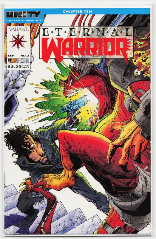 Eternal Warrior #2 (Valiant Comics, 1992), raw, ungraded comic book — front cover
