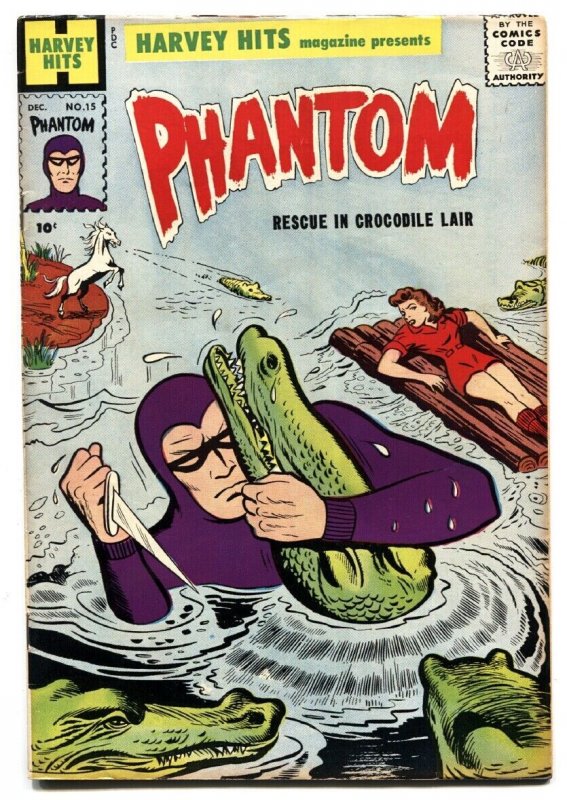 Phantom #15 (1958), raw comic book in VF condition — front cover