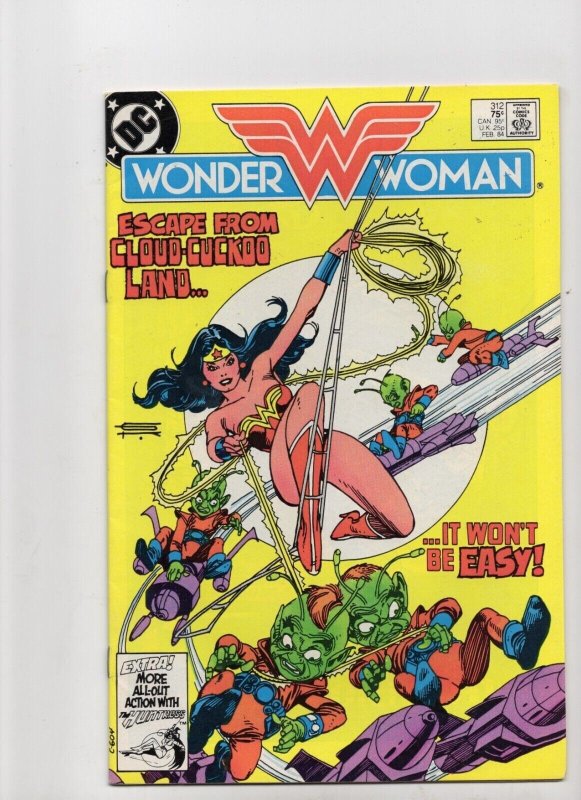 Wonder Woman #312 (DC Comics, 1984), raw comic book in VF- 7.5 condition — front cover