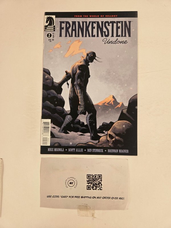 Frankenstein Undone #2 (Dark Horse Comics), raw comic book in NM condition — front cover