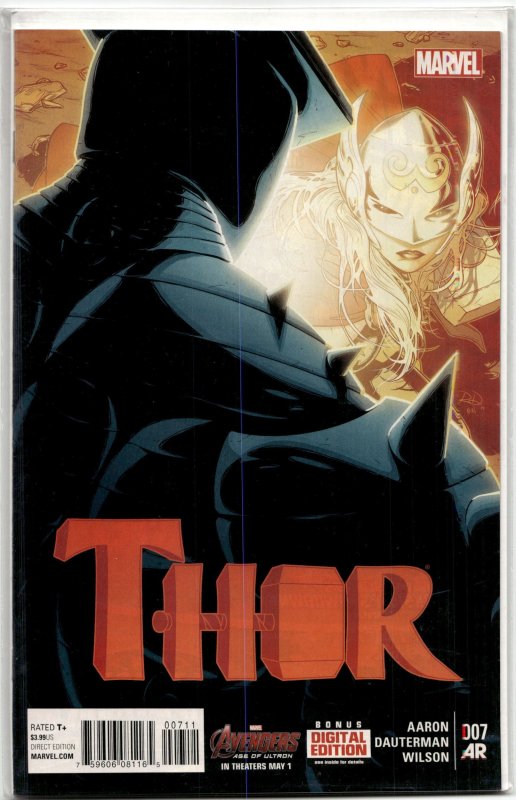 Thor #7 (Marvel Comics, 2015), raw, ungraded comic book — front cover