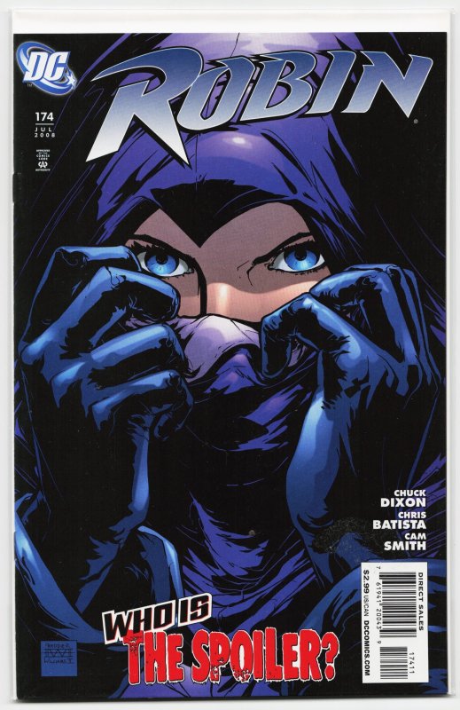 Robin #174 (DC Comics, 2008), raw, ungraded comic book — front cover