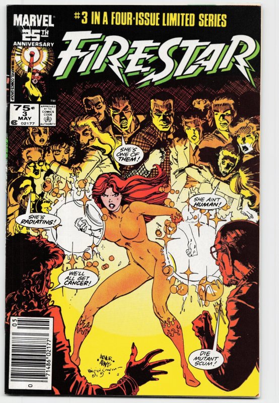 Firestar #3 (1986), raw, ungraded comic book — front cover