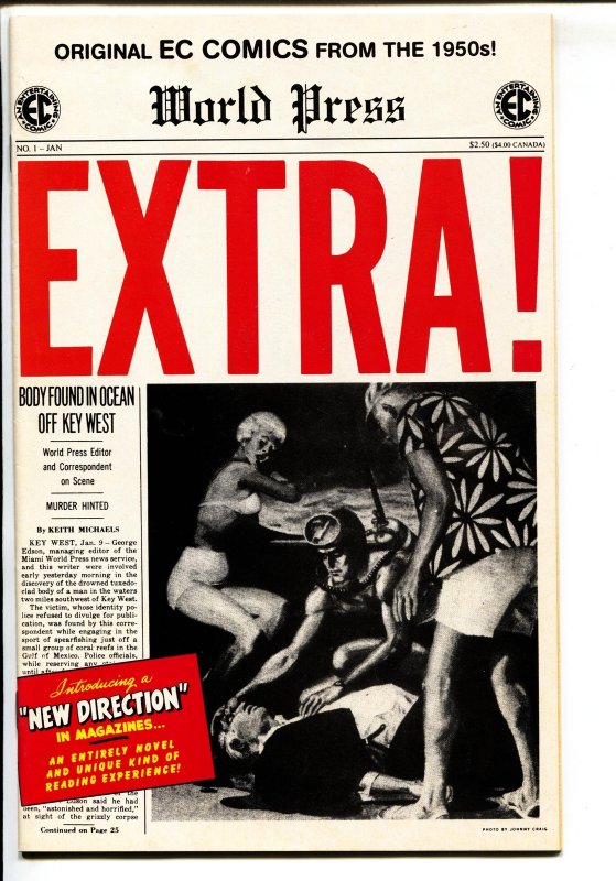 Extra! #3 (2000), raw comic book in VF condition — front cover