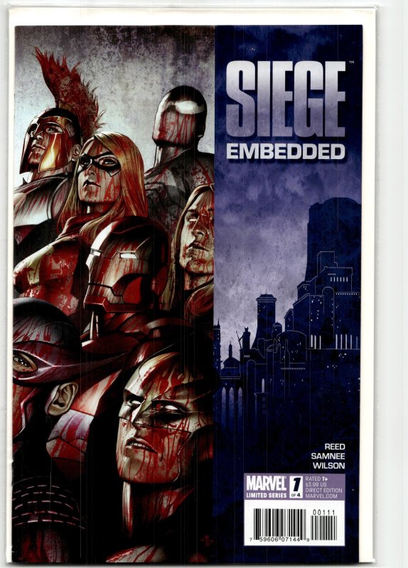 Siege: Embedded #1 (2010), raw, ungraded comic book — front cover