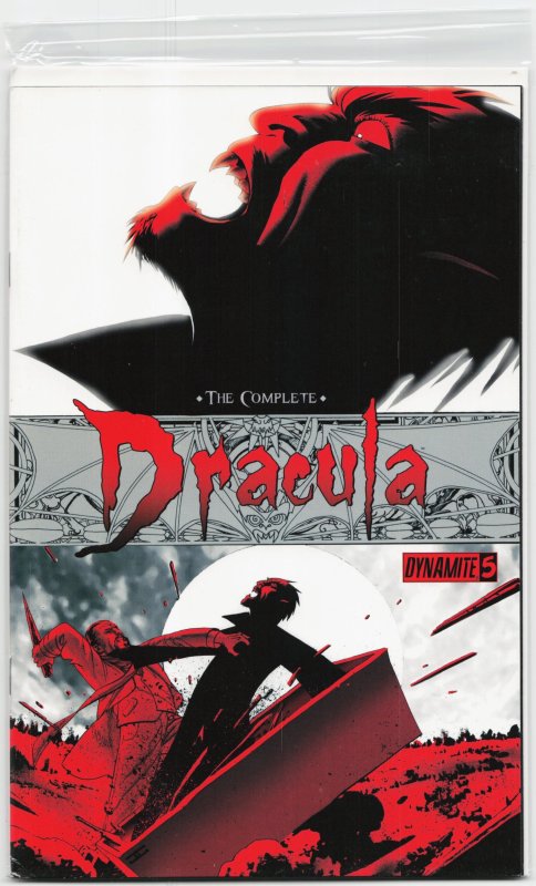 The Complete Dracula #5 (Dynamite Entertainment, 2009), raw, ungraded comic book — front cover
