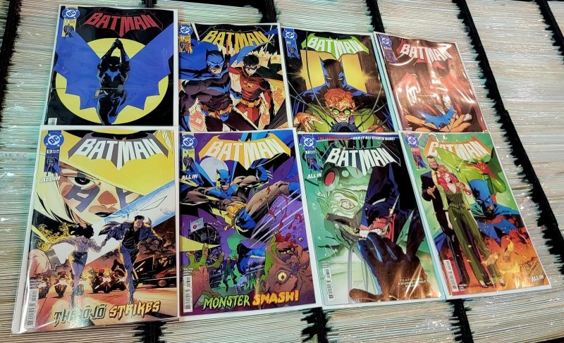 Batman #1-8 Comic Book Set - Matt Fraction Mixed Printings DC 2026 (DC Comics, 2026), raw, ungraded comic book — front cover