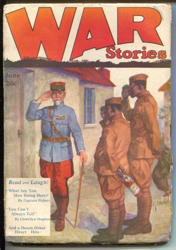 War Stories 6/1927-Dell-R.A. Burley Cover-R Sidney Bowen Jr-Llewellyn Hughes-..., raw, ungraded comic book — front cover