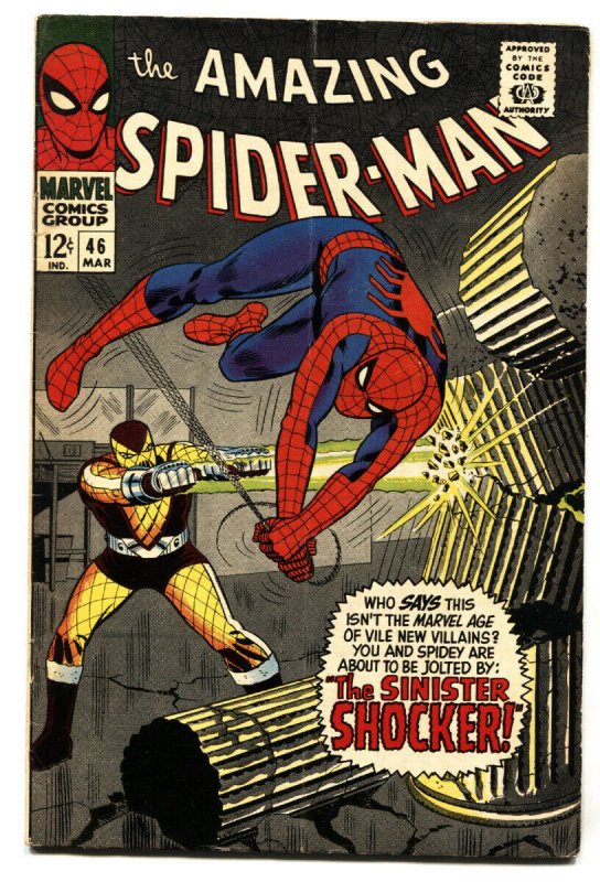 Amazing Spider-Man #46 (Marvel Comics, 1967), raw, ungraded comic book — front cover