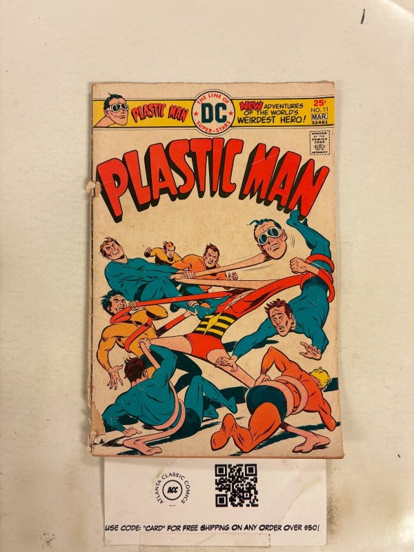 Plastic Man #11 (DC Comics), raw comic book in GD condition — front cover