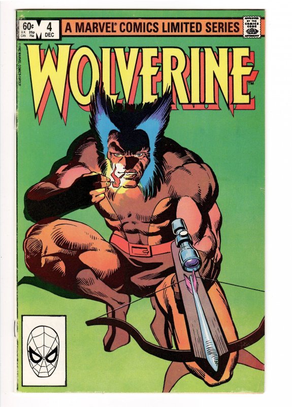 Wolverine #4 (Marvel Comics), raw comic book in 5.5 condition — front cover