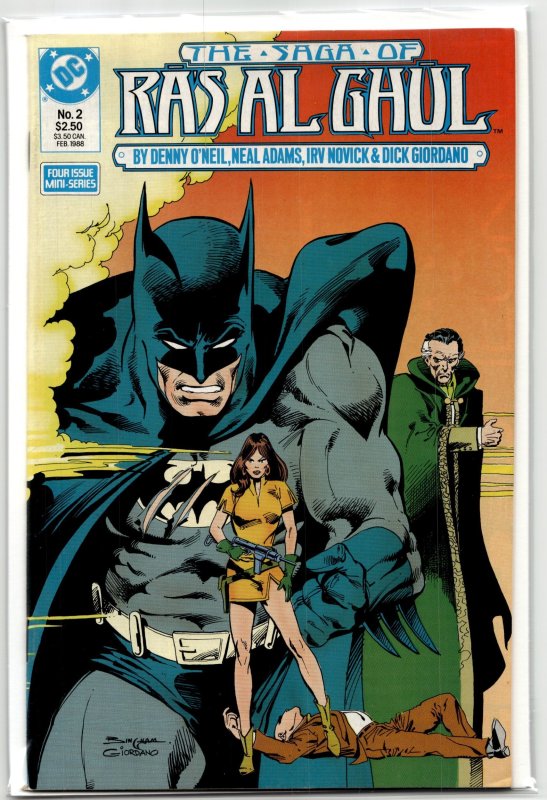 The Saga of Ra's Al Ghul #2 (DC Comics, 1988), raw, ungraded comic book — front cover