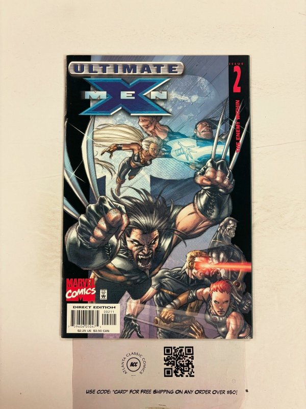Ultimate X-Men #2 (Marvel Comics), raw comic book in NM condition — front cover