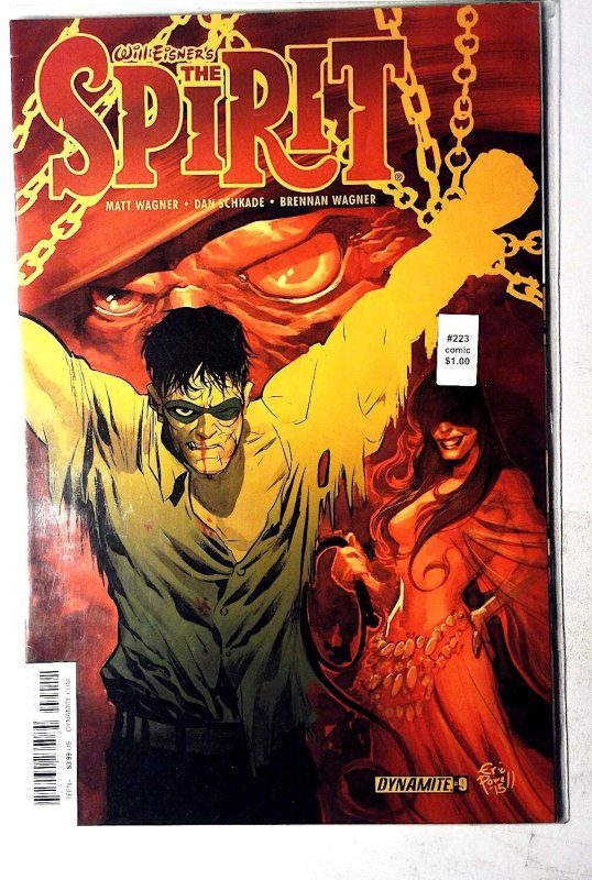 Will Eisner's the Spirit #9 (Dynamite Entertainment, 2016), raw, ungraded comic book — front cover