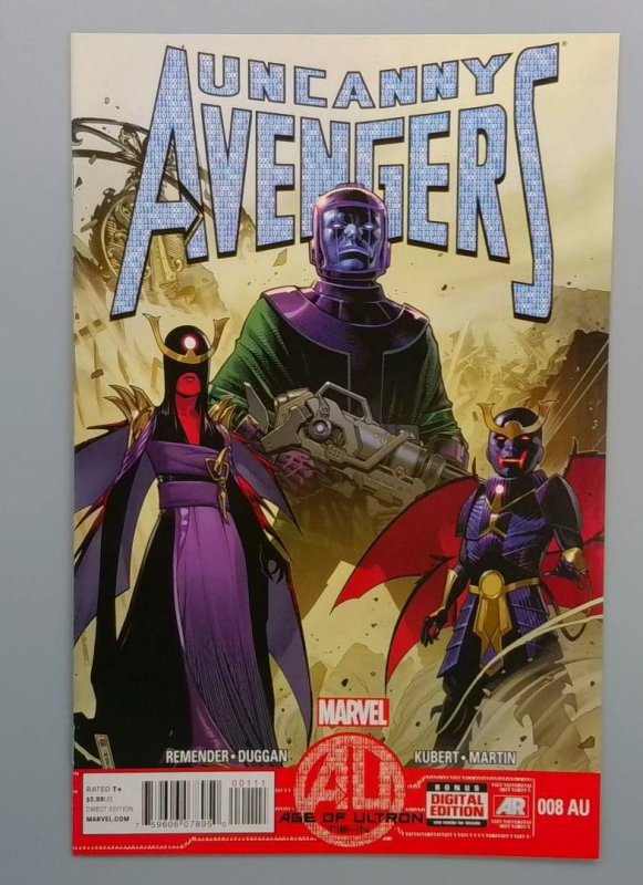 Uncanny Avengers #8A (Marvel Comics, 2013), raw comic book in NM condition — front cover