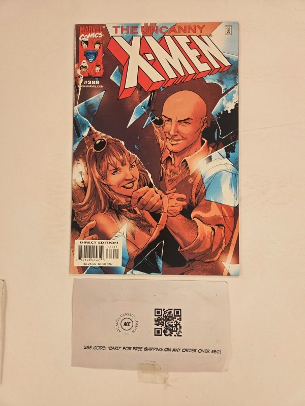 Uncanny X-Men #389 (Marvel Comics), raw comic book in NM condition — front cover