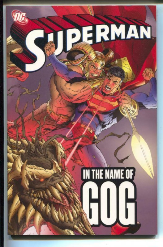 Superman: In the Name of Gog-Ivan Reis-TPB-trade, raw, ungraded comic book — front cover